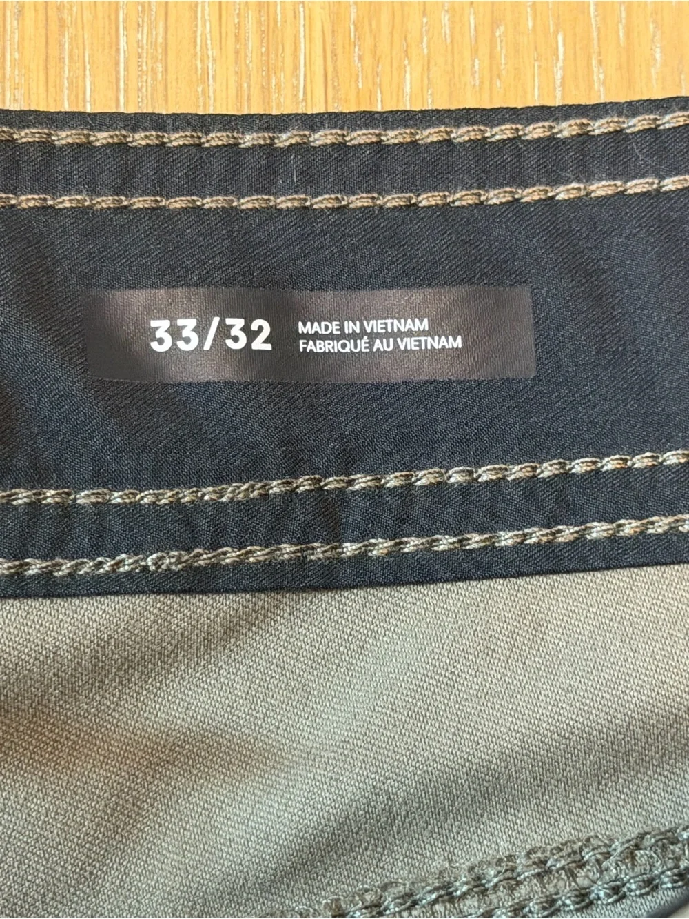NWT prAna Stretch Zion Pant II Relaxed Fit 33x32 Slate Green Hiking Pants